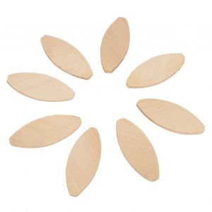 100 pieces de biscuits d'assemblage de bois, outil d'amarrage de planches de bois, 20# - Neuf
