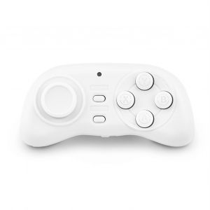 Manette De Jeu Portable Sans Fil Bluetooth, Mini Manette De Jeu, Joystick, Declencheur A Distance, Blanc - Neuf