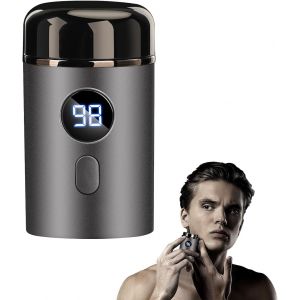 Mini Electric Shaver, Mini Rasoir &Eacute;lectrique Portable, Mini Shave Rasoir &Eacute;lectrique Portable, Rasoir &Eacute;lectrique Homme, Usb Rechargeable Shaver, Rasoir Lavable Sur Peau Humide Et S&egrave;che - Neuf