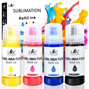 Encre de sublimation pour imprimante Epson Ecotank ET-2810 ET-1810 ET-2830 ET-2815 ET-4810 ET-2820 ET-2810 ET-2850 ET-2840 - Remplissage automatique - Neuf
