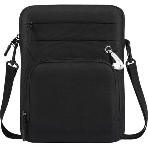 Kal-Housse Sac Pour Tablette 9-11 Pouces, Avec Bandoulière Pour Ipad 10é Gén 10,9"", Ipad (A16) 11"", Ipad Air/Pro 11"", Ipad 9/8/7é Gén 10,2"", Ipad Air 5/4,Galaxy Tab A9+ Plus 11""/S9 Fe, Noir - Neuf