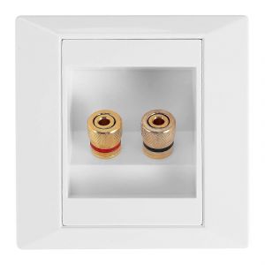 Port de connexion de prise murale avec 2 haut-parleurs - Neuf