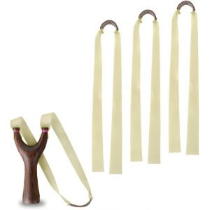 Chenquansarl-12 Pièces Élastiques Plats Slingshot Épaisseur 1mm, Élastique Élastique Remplacement Élastique Pour Fronde Catapulte Chasse, Élastique Élastique Catapulte Chasse - Neuf