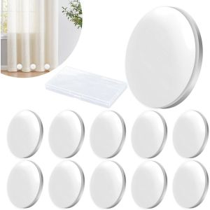 Lot De 10 Poids Magnétiques Pour Rideau De Douche, Poids Pour Rideau De Douche, Nappes Résistantes, Poids Pour Rideau De Douche, Poids Magnétiques Pour Rideau De Douche, Fenêtre, - Neuf