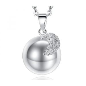 Bola De Grossesse Double Pendentif Boule Et Aile D'ange - Neuf