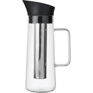 - Cafetière Pour Infusion À Froid Avec Filtre En Maille, Passe Au Lave-Vaisselle, Couvercle À Bec Verseur Facile À Util R, Pour Café Glacé, Thé Glacé, Boissons Aux Fruits Maison, 1 L - Neuf