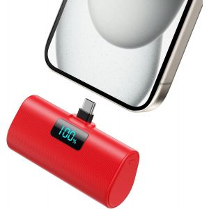 Eryi-Batterie Externe Pour Iphone 16/15 Series, 5200mah Usb C Power Bank À Charge Rapide, Ultra-Compact Et Léger Batterie Portable Écran Lcd Chargeur Portable Pour Iphone 16/15/15 Plus/15pro Samsung- - Neuf