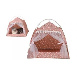 Tente Portable Pour Chat 33 X 33 X 33 Cm, Pliable, Pour Petits Animaux, Usage Int&eacute;rieur Et Ext&eacute;rieur - Neuf