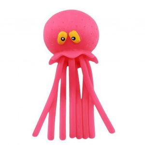 Balles d'eau en forme de pieuvre mignonnes, adorable jouet de bain pour enfants, anti-stress, amusant pour l'&eacute;t&eacute;-Rose - Neuf