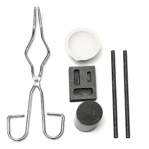 Ensemble De Creusets En Graphite Pour La Fusion Du Métal Or Argent Laiton Moulage Au Four - Neuf