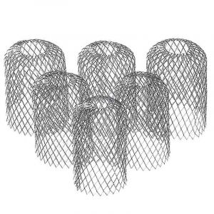 Paquet de 6 prot&egrave;ge-goutti&egrave;res Filtre en aluminium de 3 pouces pour arr&ecirc;ter le blocage - Neuf
