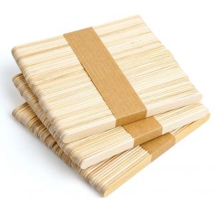 Tianyi-Bâtonnet De Glace En Bois,150pcs Bâttonets Bois Loisir Creatif,Bâton En Bois Pour Glaces,Desserts Et Projets Artistiques - Neuf