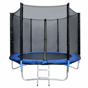 Trampoline Homemiyn 8ft (244 Cm) - Certification T&uuml;v, S&eacute;curit&eacute; Maximale Et Usage Int&eacute;rieur/Ext&eacute;rieur - Neuf