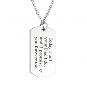 Mode Carte De L'arm&eacute;e Pendentif Lettrage Cha&icirc;ne En Acier Inoxydable Collier D'amour - Neuf