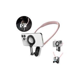Support magn&eacute;tique pour t&eacute;l&eacute;phone &agrave; porter autour du cou, pour l'enregistrement vid&eacute;o et l'utilisation mains libres. - Neuf