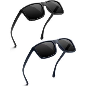 Lunettes De Soleil Polarisées Pour Homme Et Femme, Lunettes De Soleil Classiques Tendance Pour La Conduite, La Pêche, Le Cyclisme, La Course À Pied, Anti-Reflets Et Ultra Légères, Monture - Neuf