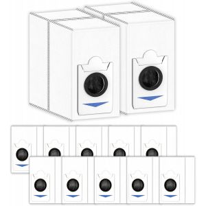 (12 Pièces) T30S Sacs À Poussière De Remplacement Compatibles Avec Ecovacs Deebot T30S/ T30S Combo/ X2 Combo Aspirateur,Accessoires De Poussière Pour Aspirateur X2 Combo, Sacs De C[SSE7111332] - Neuf