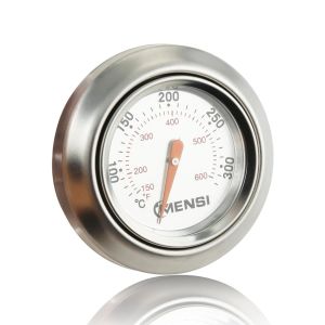 60540 Thermom&egrave;tre barbecue compatible pour Weber Charcoal 1-13/16""(45mm) - Dia pour Q Grill Spirit et Traveller Grill 0-300 &iquest; Thermom&egrave;tre Analogique - Neuf