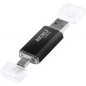 Clé Usb C 128 Go, Otg Mini Cle Usb 128Gb Type C Clef Usb 128Go 2 En 1 Type C Pen Drive Imperméable Usb C Flash Drive 128 Gb Pour Oneplus, Smartphones Doté Usb C, Matebook, Pc, Tabl[CLE8111209] - Neuf
