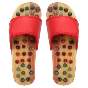 Chaussons De Massage Pour Les Pieds, Semelles Dures En Paves (Rouge 39) - Neuf