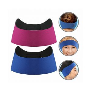 Lot De 2 Bandeaux De Natation Imperm&eacute;ables &iquest; Cache-Oreilles En N&eacute;opr&egrave;ne Pour La Natation, Le Surf, Le Kayak Et Les Sports Nautiques - Neuf