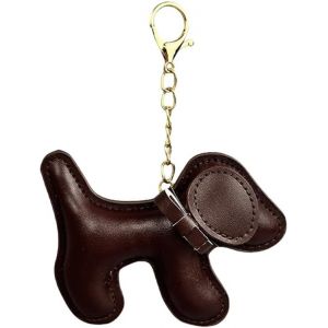 KAL-Teckel Porte-Clés En Cuir Unique Charme Pour Sac À Main Pu Mignon Chiot Chien Sac Porte-Clés Mignon Chiot Chien Charme Porte Clef Teckel Belle Pendentif Pour Sacs - Neuf