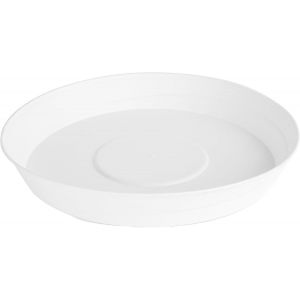 Soucoupe Pour Plantes Plastique Plateaux Pot De Felurs Et Plantes Gd-0023 (Blanc,&iquest; 34cm H 5cm) - Neuf