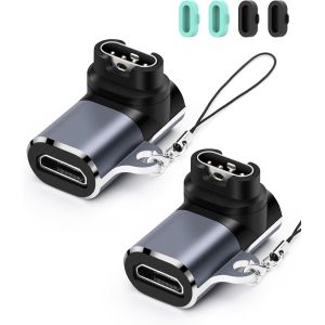 Thef-Adaptateur De Charge De Montre, Micro Usb Femelle Vers Mâle, Port De Charge Compatible Avec Garmin Fenix U200bU200bU200bU200bU200bU200bU200bU200b7/7s/7x/6/6x/6s, Etc., Chargeur De Montr - Neuf