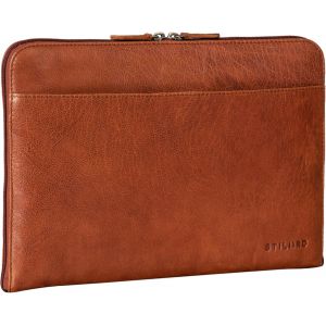acdsgd-Troy' Housse en Cuir Ordinateur 13 Pouces Pochette pour MacBook et Laptop 13,3 Pouces Vintage Organiseur de Documents Dossiers Conf&eacute;rencier, Couleur:maraska - Marron - Neuf