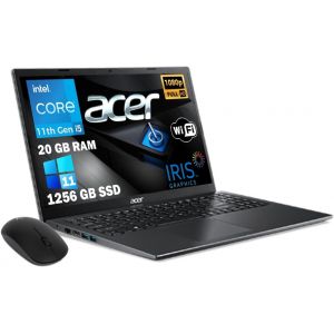 lbgwp60-Notebook Pc Portable, Extensa Ex215-54-5055, Cpu I5-1135G7 4 C?urs, Ram 20 Go Ssd 1256 Go, 15,6"" Fhd Ips, Graphiques Intel Iris Xe, Windows 11 Pro, Prêt À L'Emploi, Gar. Italie Sourire Offert - Neuf