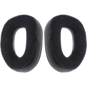 KAL-Paire Coussinets D'Oreille Compatible Avec Sennheiser Gsp 300 Gsp301 Gsp 302 Gsp 303 Gsp350 Gsp 370 Casque Confort Coussins D'Oreille En Velours Casque, Noir - Neuf