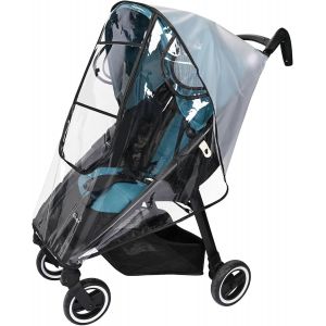 Asfasfq-Bebamour Housse De Pluie Universelle Pour Poussette, Imperméable, Protection Contre Le Vent, Protège De La Poussière, De La Neige, Bouclier Météo De Voyage Pour Bébé (Transparent) - Neuf