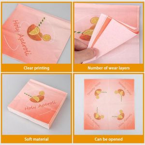 Tianyi-Lot De 50 Serviette Papier Aperol Spritz, 33x33 Cm Holy Aperoli Decoration Table Anniversaire, Orange Serviette De Table Papier En Papier Pour F&ecirc;te, Restauration, Id&eacute;al Pour Les Amateurs D'ape - Neuf