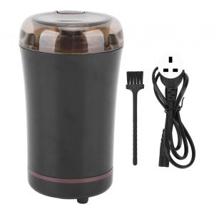 Moulin a cafe electrique portable, petit format, pour epices, graines, noix, herbes, cereales diverses, Royaume-Uni, 100-240 V - Neuf