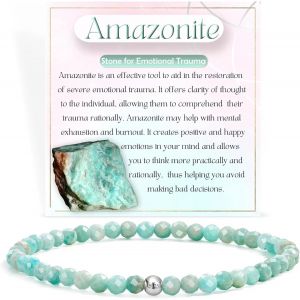 Bracelet Pierre Naturelle Femme, Bracelet Femme De Pierre Naturelle Perles, Argent Cristal Perles Femme, Bijoux En Cadeaux De Précieuses Pour Maitresse Maman S?ur Amie - Neuf