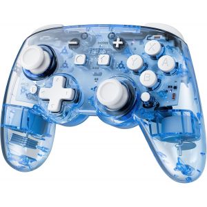 Manette Switch 2 Sans Fil Compatible Avec Nintendo Switch 2/Oled/Lite, Rgb Switch Manette Pro Sans Fil, Switch Pro Controller Avec 7 Couleurs De Led/Hall Effect/Palette/Fonction Double Turbo, Bleu - Neuf