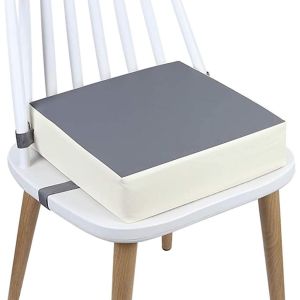 Portable R&eacute;hausseur Coussin De Si&egrave;ge Chaise Haute Lavable Avec Boucle De S&eacute;curit&eacute; Pour Repas Voyage De B&eacute;b&eacute; Bambin Enfant Tout-Petit (Beige) - Neuf