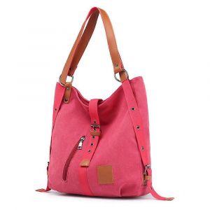 Sac à main Toile Sac à bandoulière École de loisirs pour femmes Sac à main Sac à dos convertible - Neuf