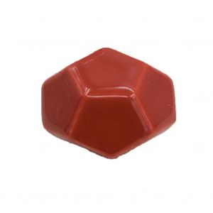 Poignee de porte en ceramique en forme de diamant pour tiroir, armoire, meuble (rouge) - Neuf
