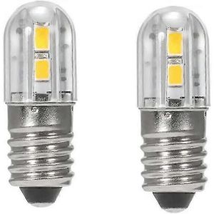 2 paquet d'ampoules LED 6v E10 avec base à vis 2835 4 puces Smd mise à niveau jaune pour lampe de poche de phare lampe de poche - Neuf