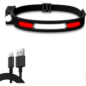 Lampes Frontales Rechargeables &Eacute;tanches Et 5 Modes Halolight 350 Lumens,Lampe Frontale En Marche,Enfants,Camping,Cyclisme,P&ecirc;che Phare Led Lumineux - Neuf