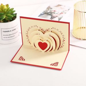 Carte de v?ux pop-up 3D - Cadeau pour petite amie, anniversaire, mari, - Neuf