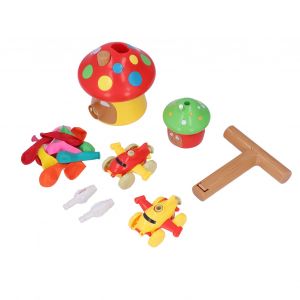 Voiture, Ballon, Jouet Educatif Gonflable, Avion Propulse Avec 3 Modes De Jeu, Maison Champignon En Ballon Rouge (Anglais) - Neuf