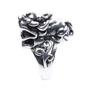 Bague En Alliage Style Punk Pour Homme, Accessoire De Bijouterie Vintage, Style Chinois - Neuf