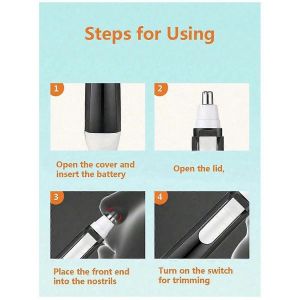 Tondeuse &Eacute;lectrique Pour Poils De Nez,Tondeuse &Eacute;lectrique Pour Sourcils, - Neuf