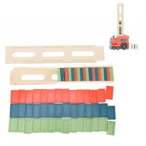 Train Electrique En Blocs Colores Pour Enfants, Jouet Pour Ameliorer La Coordination, Construction, Empilage, Petit Train - Neuf