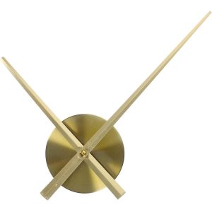 ChenQuanSarl-Grandes Aiguilles Pour Horloge Murale Aiguilles 3D - Horloge Murale Dorée Grand Mouvement Avec Aiguilles - Horloge Murale Moderne En Métal À Monter Soi-Même Décoration Pour Salon Bureau - Neuf