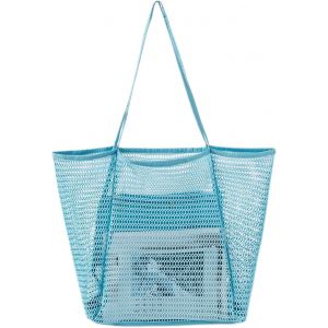 Rfcbc-Grand Sac De Plage En Maille Femme Sac Fourre-Tout Pour Voyages Vacances Sacs De Courses Sac De Rangement Shopping Bag - Neuf