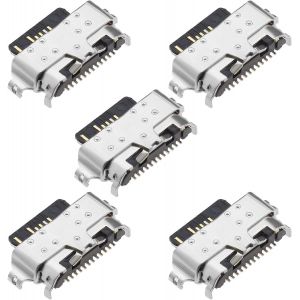Thef-5pcs Type-C Chargeur Usb Port De Charge Compatible Avec Alcatel 3t 10 8094 8094x Connecteur De Charge Pour Tablette Port Jack Bloc Remplacement Pièce De Réparation - Neuf
