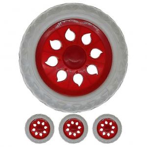 4Pcs Chariot à bagages Roulettes Roulettes Chariot de course Roulettes Roulettes de chariot Remplacement - Neuf